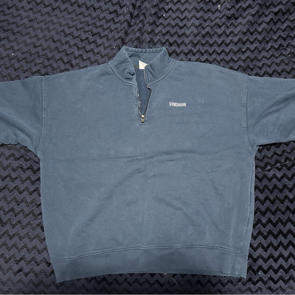 Gymshark Men's Zip Up Gray Sweater
